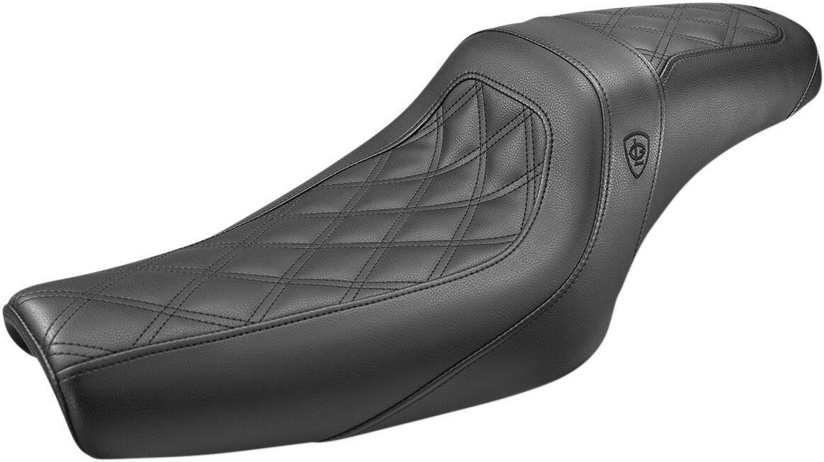GL80711DB - Saddlemen Lutzka Slim Seat For Harley Davidson XL 1200 CX 2016-2019 - Black