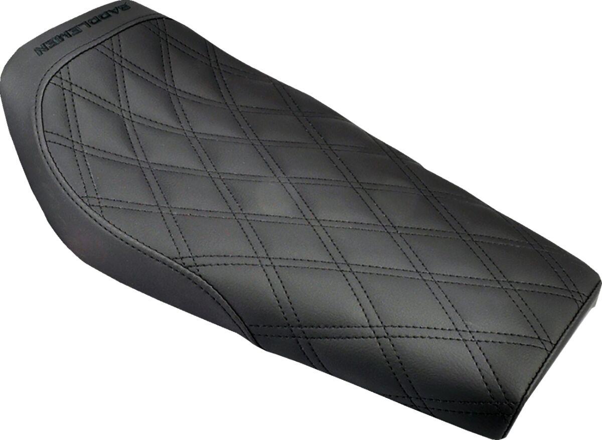 Z4207 - Saddlemen Tracker Solo Lattice Stitched Seat For Harley Davidson XL 1200 C 1996-2003 - Black