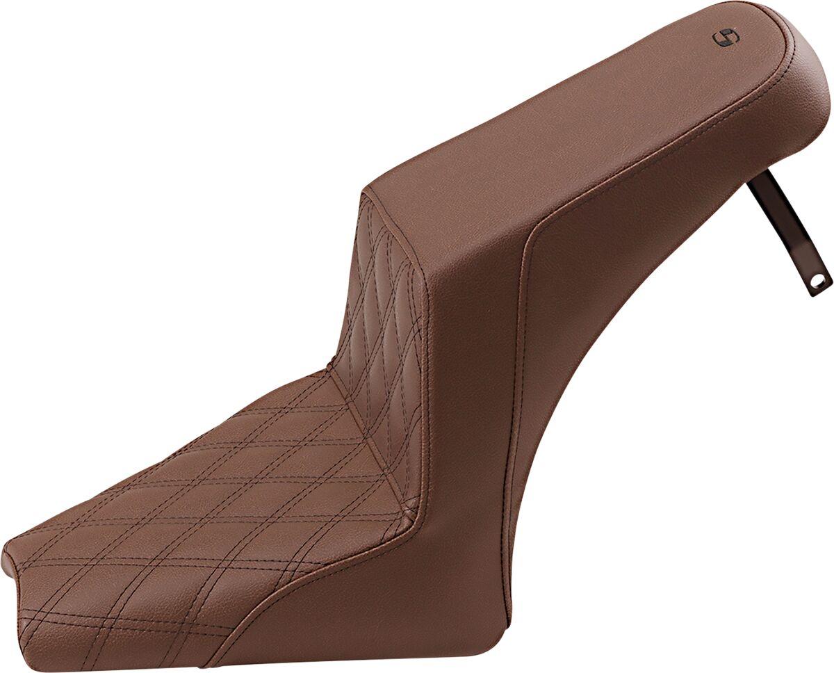 I18-33-172BR - Saddlemen Step Up Rear Smooth Seat For Indian Scout 60 2021-2022 - Brown
