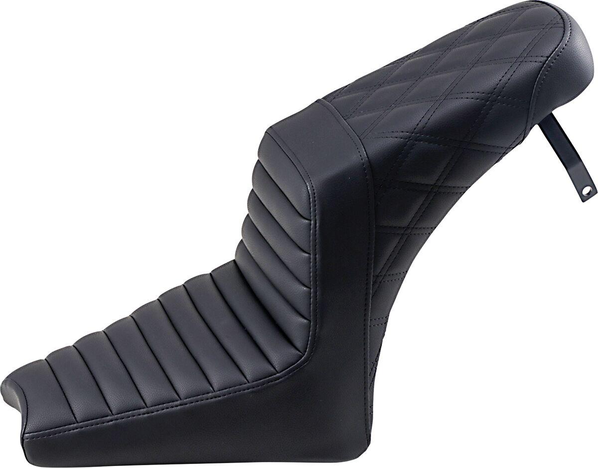 I18-33-176 - Saddlemen Lattice Stitch Step Up Seat For Indian Scout 60 2021-2022 - Black
