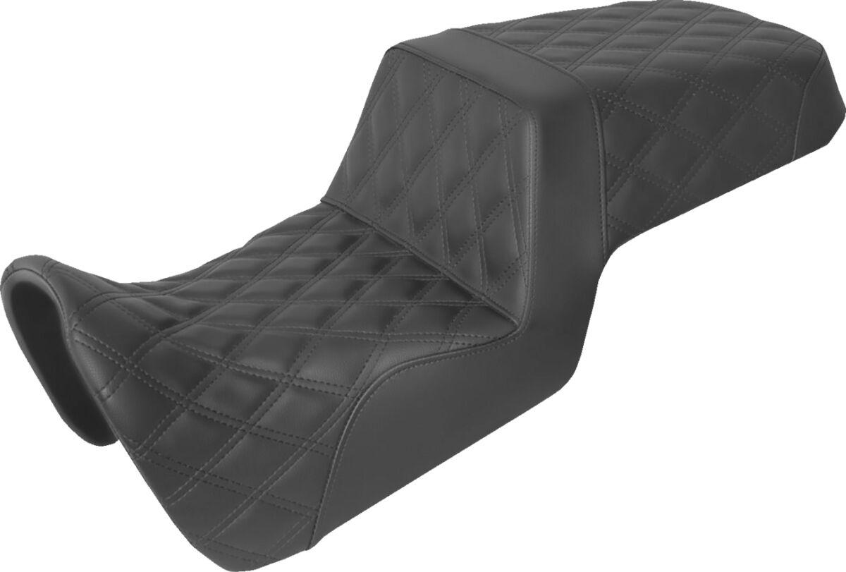 821-34-175 - Saddlemen Step Up Full Lattice Stitch Seat For Harley Davidson RA 1250 2021-2024 - Black