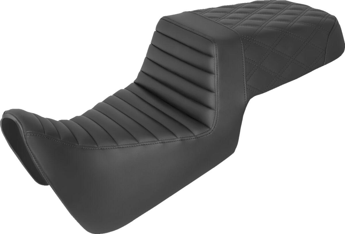 821-34-176 - Saddlemen Step Up Front Tuck-n-Roll Seat For Harley Davidson RA 1250 2021-2024 - Black