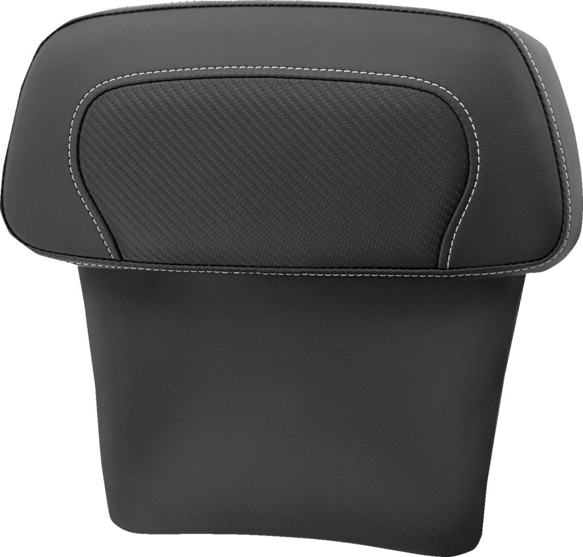 814-07-CPACK-CF - Saddlemen Chopped Tour Pak Carbon Fiber Backrest Pads For Harley Davidson FLHTCU 1690 2014-2016 - Black