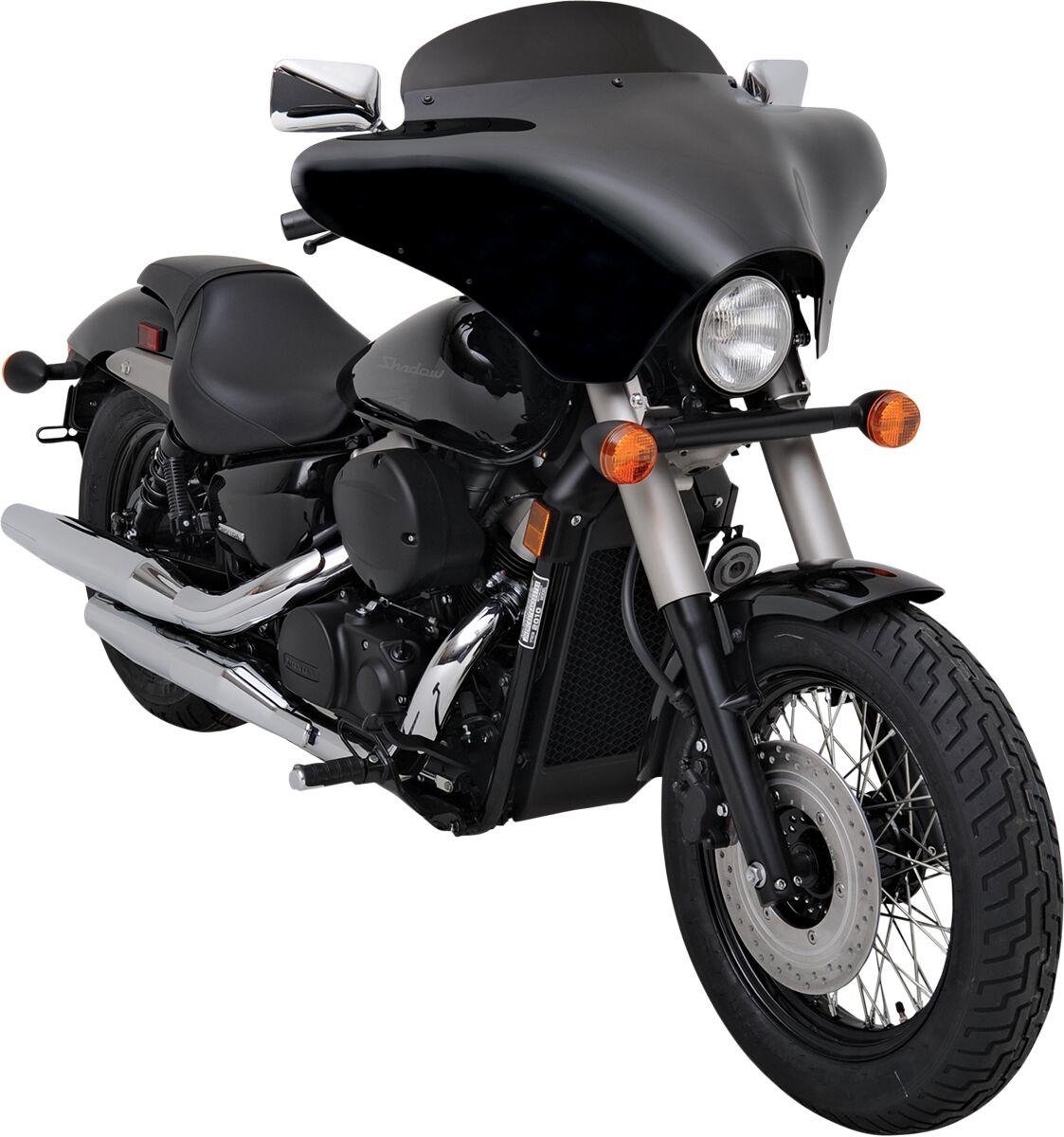 MEP8501 - Memphis Shades Batwing Fairing Windshield For Suzuki C 50 12.5 cm (5") - Black