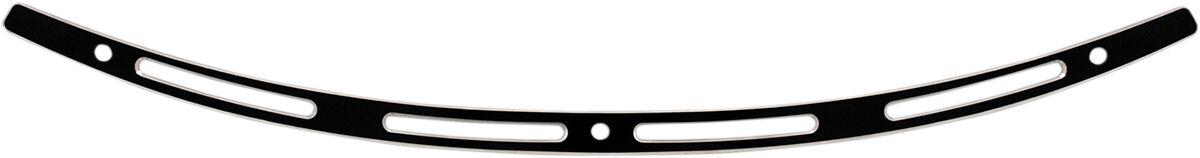 MEB0945 - Memphis Shades Stainless Steel Windshield Trim For Harley Davidson FLHTCU 1340 1996-1997 - Black/Chrome