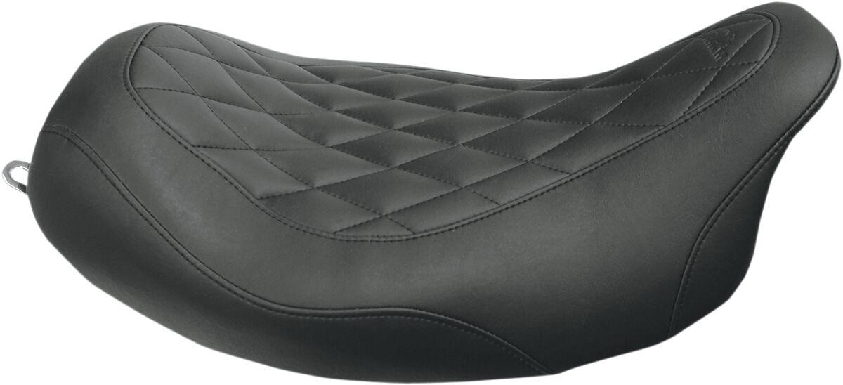 76694 - Mustang Wide Tripper Solo Seat For Harley Davidson FLHR 1584 2008 - Black