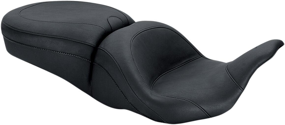 79700 - Mustang Lowdown 2 Up Seat For Harley Davidson FLHR 1584 2008 - Black