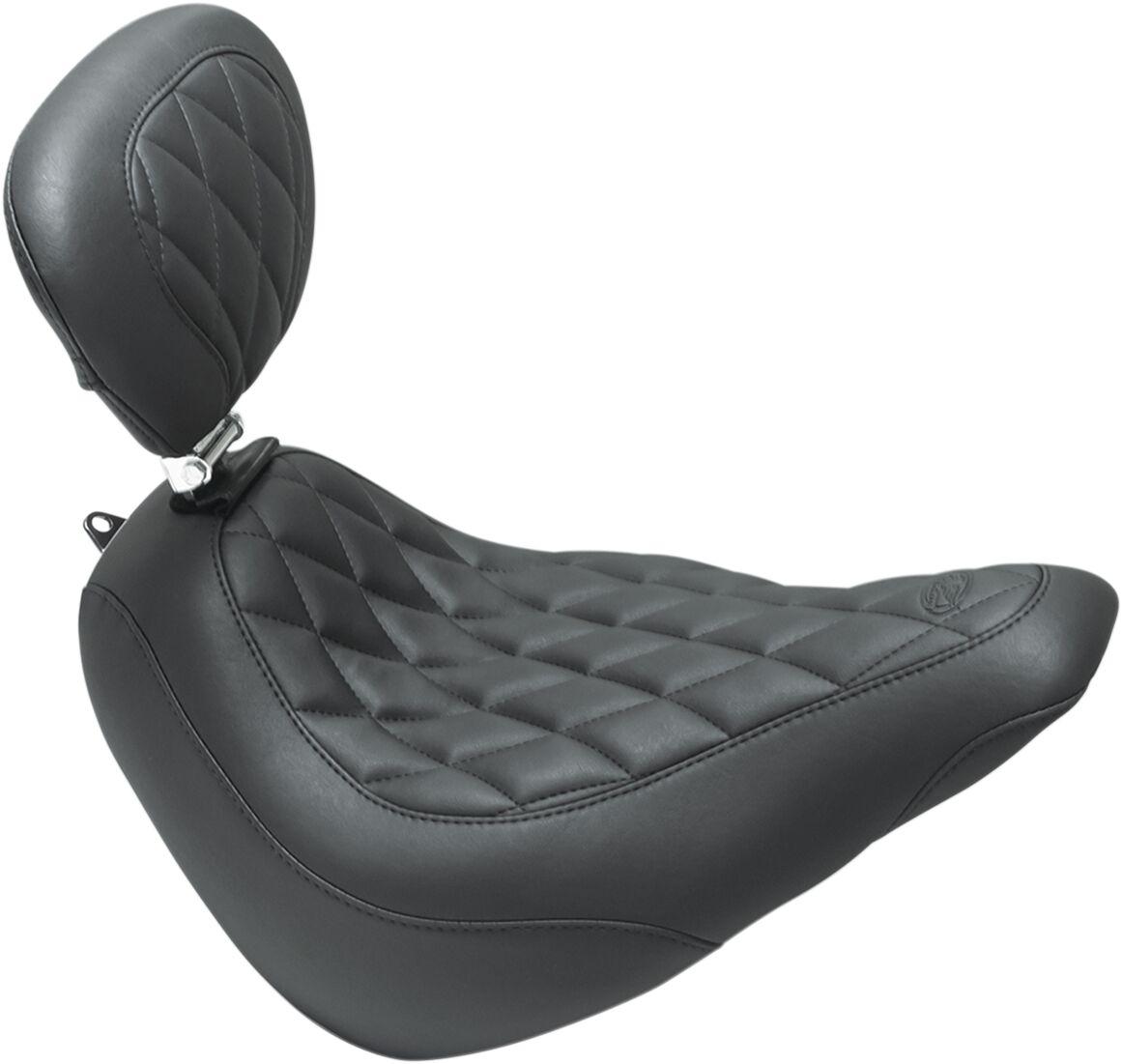 83046 - Mustang Wide Tripper Seat For Harley Davidson FLSL 1750 2018-2021 - Black