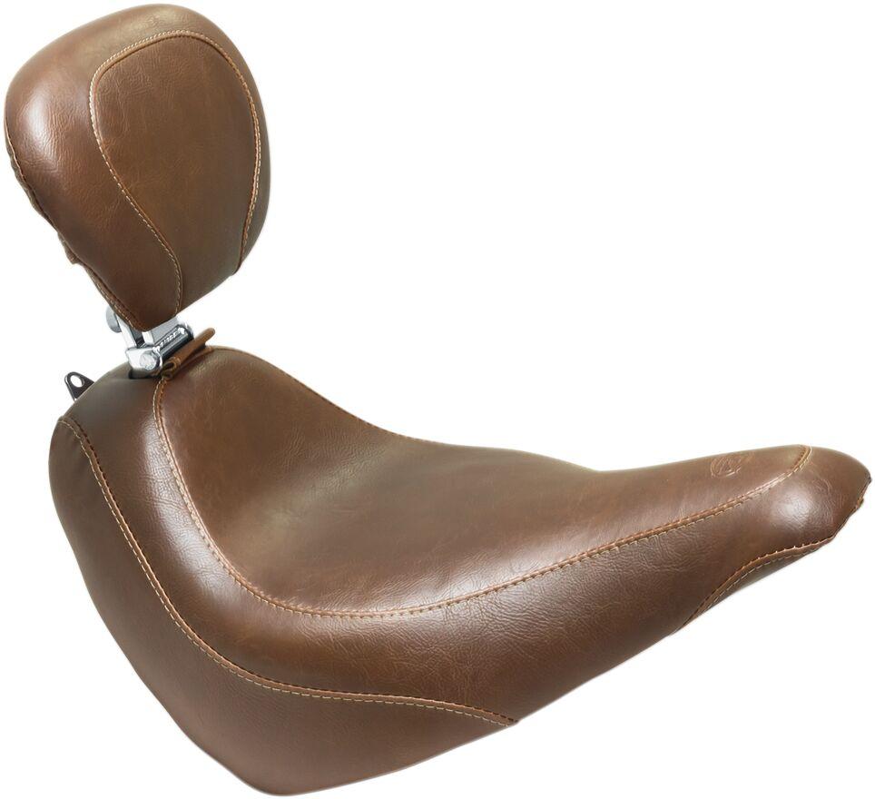 83049 - Mustang Wide Tripper Seat For Harley Davidson FLSL 1750 2018-2021 - Brown
