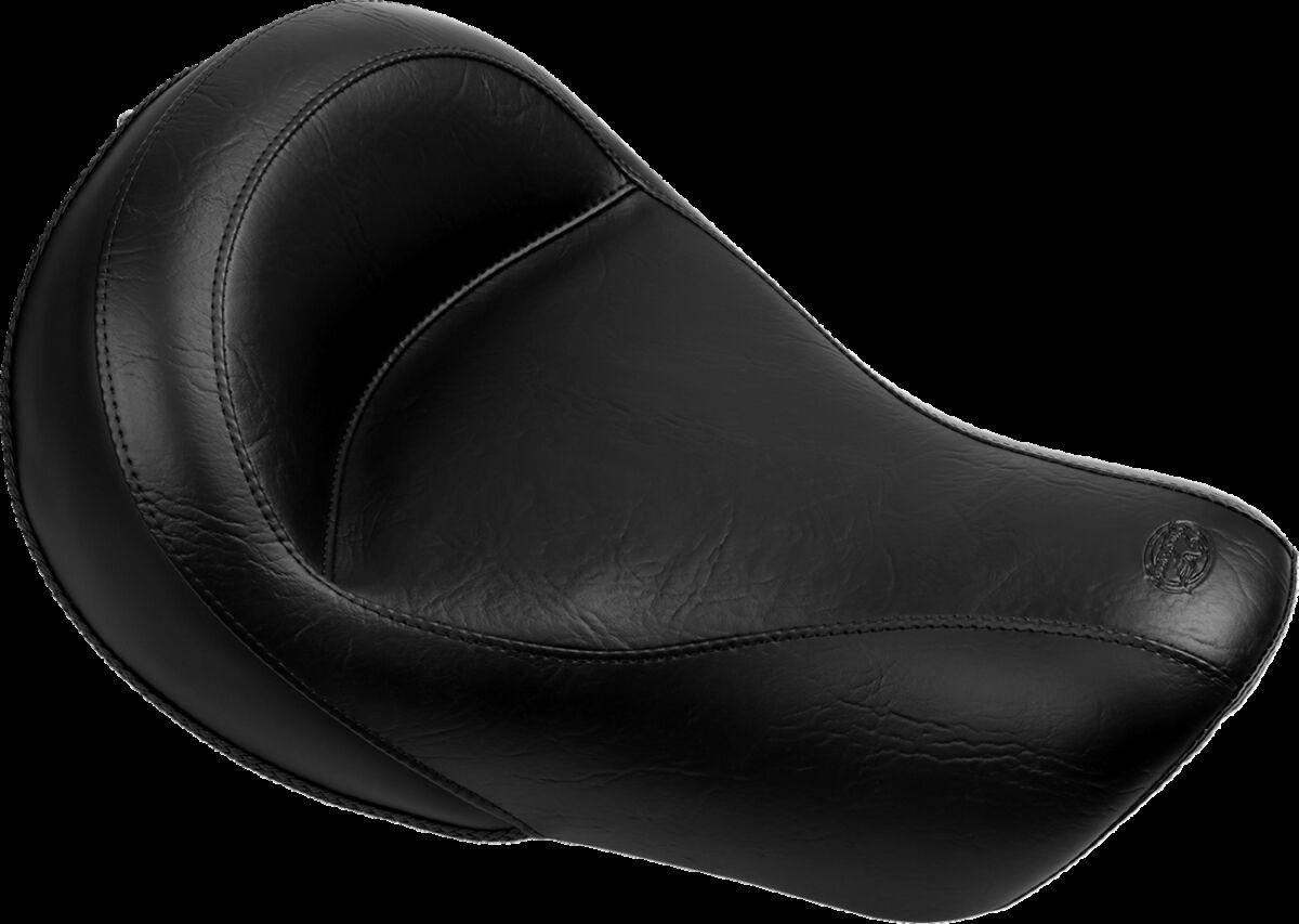76107 - Mustang Solo Seat For Harley Davidson FLD 1690 2012-2013 - Black
