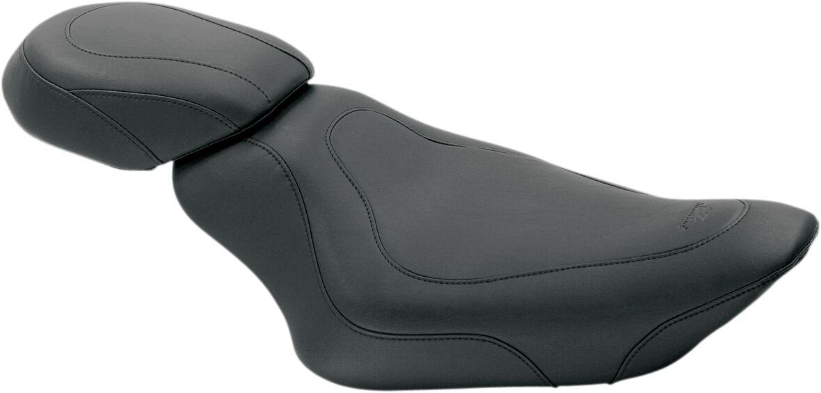 76568 - Mustang Tripper Synthetic Leather Solo Seat For Harley Davidson XL 1200 C 2004-2020 - Black