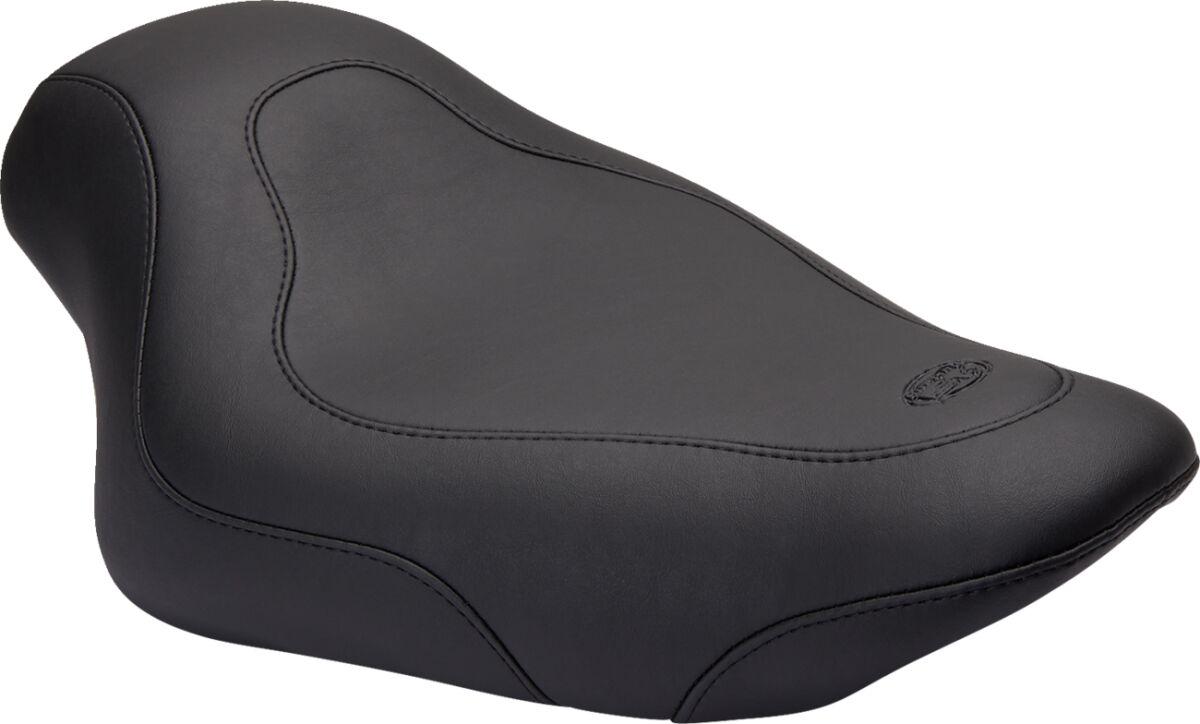 76570 - Mustang Tripper Synthetic Leather Solo Seat For Harley Davidson XL 1200 CX 2016-2020 - Black