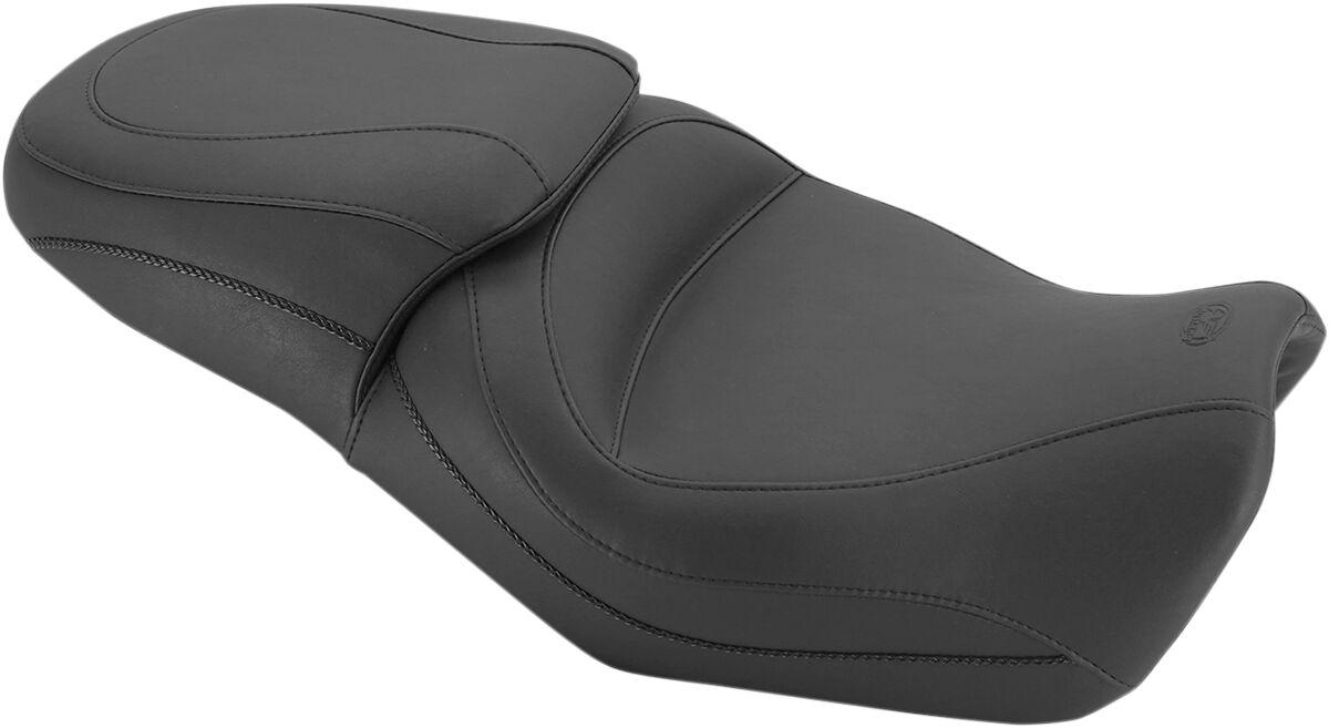 76421 - Mustang Vintage Touring 2 Up Vinyl Seat For Harley Davidson XG 500 2015-2020 - Black