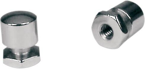 78032 - Mustang Seat Bolts and Mounting Nuts For Harley Davidson FLHR 1340 1994-1998 - Chrome