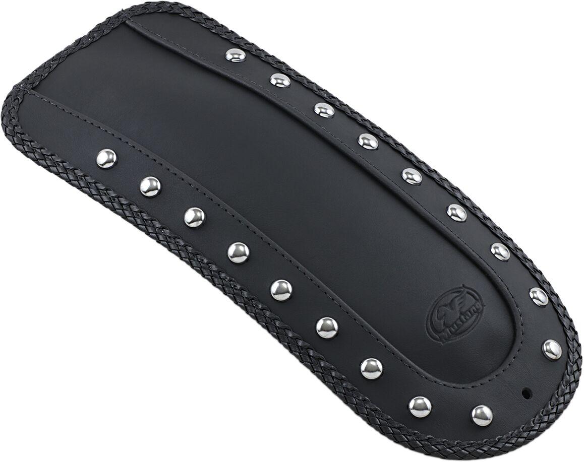 78026 - Mustang Fender Bib for Solo Seat For Harley Davidson FLH 1200 1970-1980 Rear - Black/Chrome