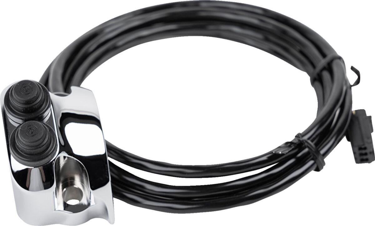 0616-0207 - Legend Suspension Handlebar Mounted Control For Harley Davidson FLHR 1450 1999-2003 - Chrome