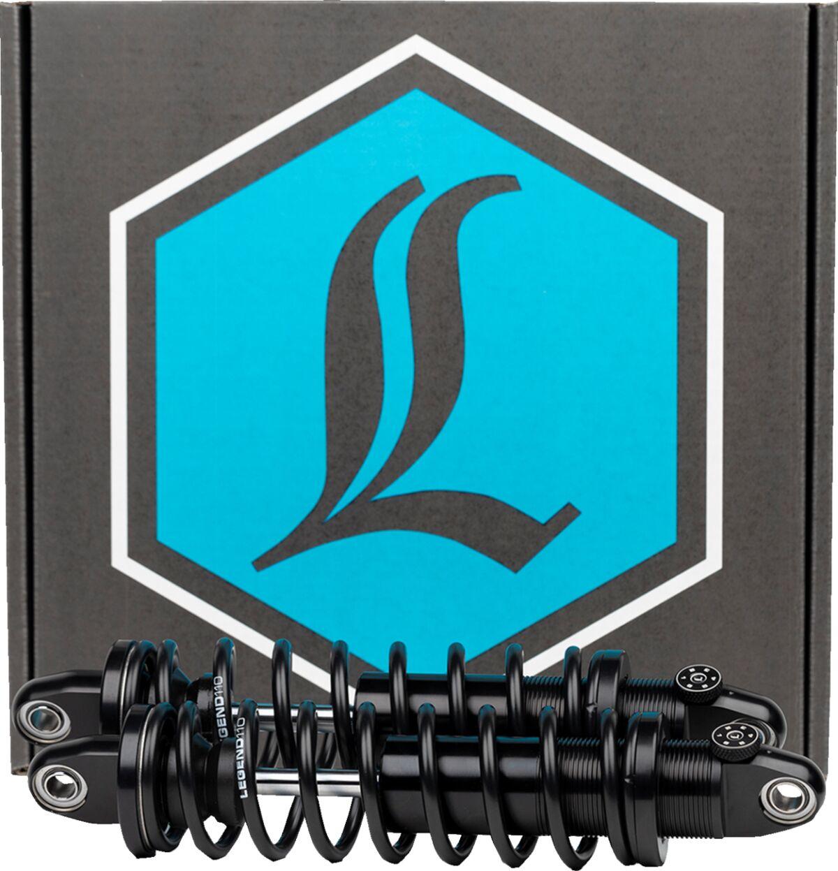1310-0959 - Legend Suspension Revo-A Coil Suspension Shocks For Harley Davidson FLHR 1450 1999-2003 Rear 330.00mm (13.00")