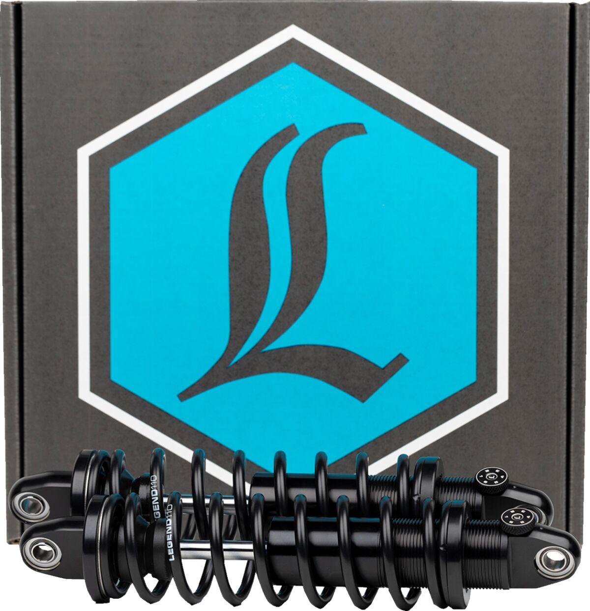1310-1118 - Legend Suspension REVO-A Adjustable XL Coil Suspension Shocks For Harley Davidson XL 1200 C 2004-2020 Rear 305.00mm (12.00")