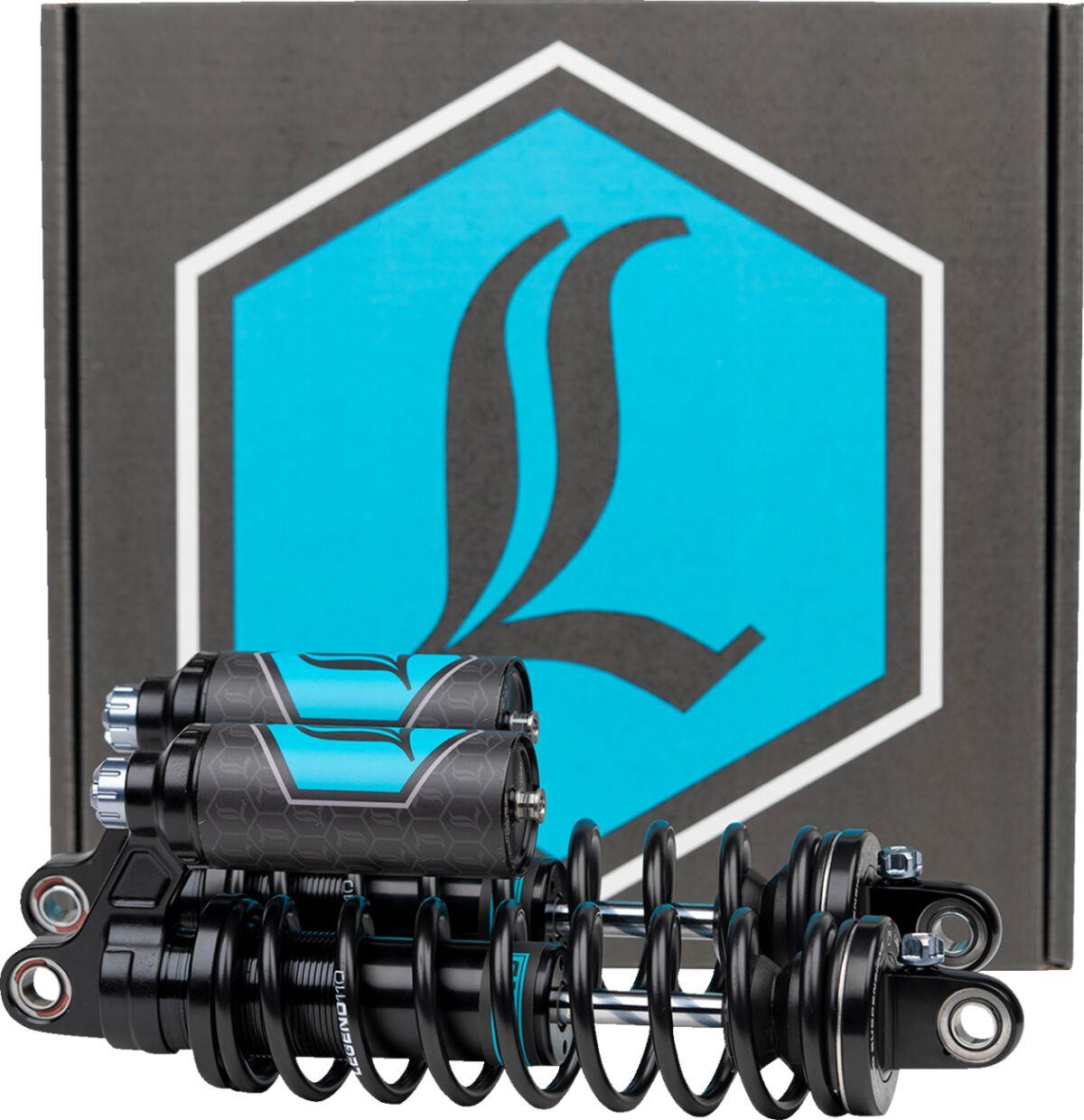 1310-1892 - Legend Suspension REVO ARC Piggyback Coil Suspension Shocks For Harley Davidson FLD 1690 2012-2013 Rear 356.00mm (14.00")