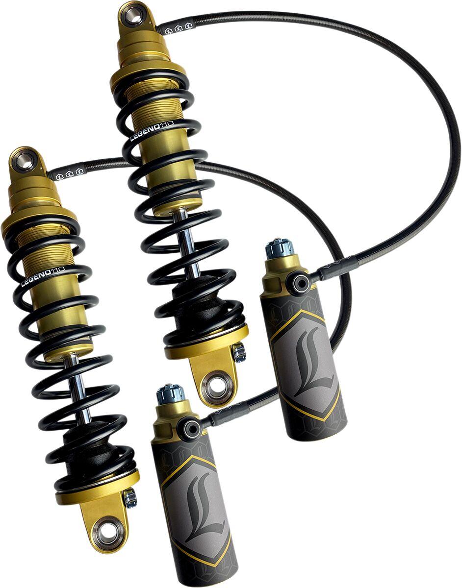 1310-1910 - Legend Suspension REVO ARC Remote Reservoir FL Coil Suspension For Harley Davidson FLHR 1690 Rear 330.20 mm (13.00") - Gold