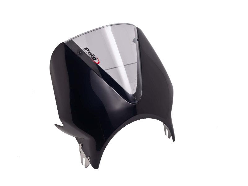 Puig Black Fairing With Light Smoke Vision Screen Yamaha XSR 700 XTribute 19-20 - Image 54