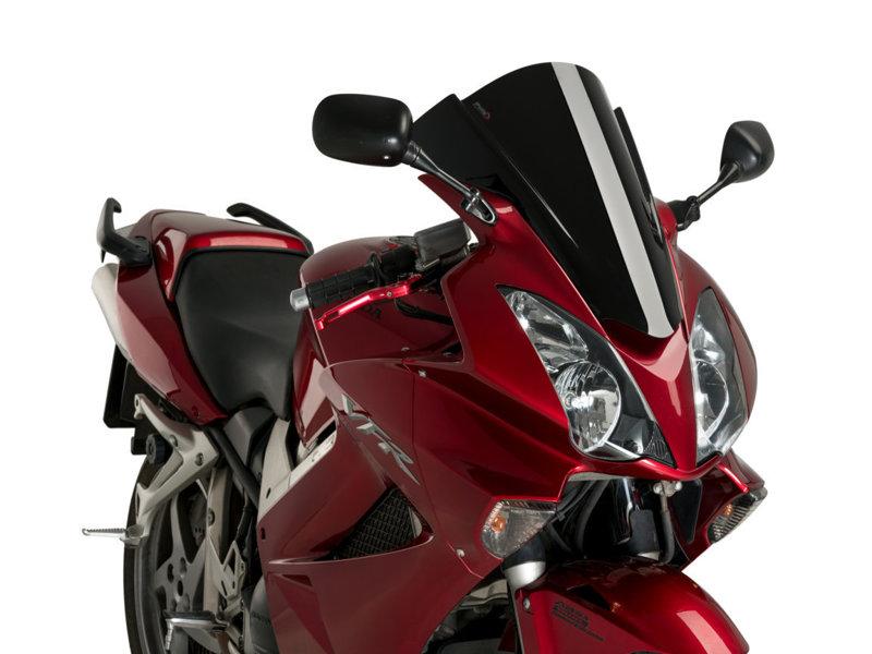1097N - Puig Racing Screen For Honda VFR 800 2002-2012 - Black
