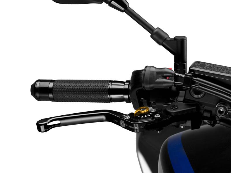 110NO - Puig Folding V3 Brake Lever For Ducati 1098 2007-2008 - Black With Gold Selector