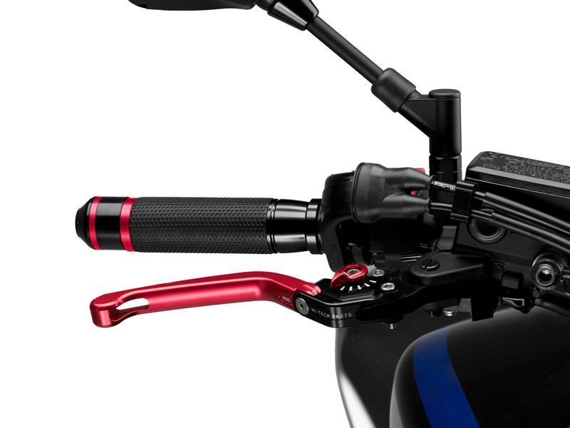 110RR - Puig Folding V3 Brake Lever For Ducati 1098 2007-2008 - Red With Red Selector