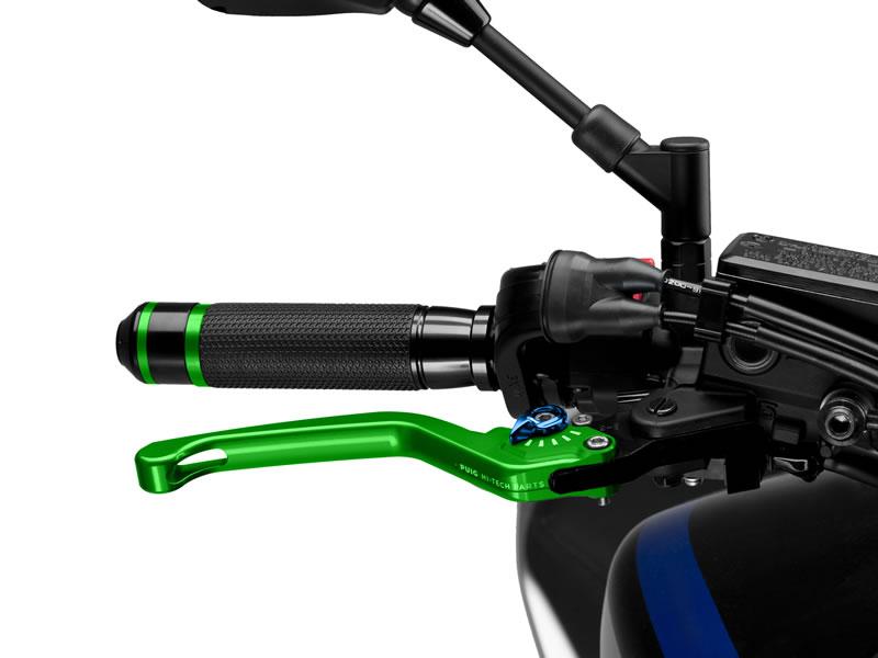 120VA - Puig Fixed V3 Brake Lever For Ducati 1098 2007-2008 - Green With Blue Selector