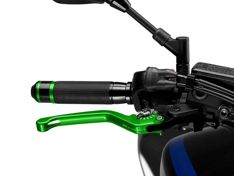 120VP - Puig Fixed V3 Brake Lever For Ducati 1098 2007-2008 - Green With Silver Selector