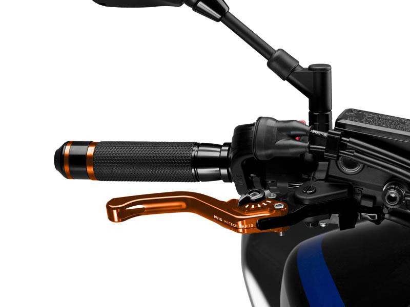 130TN - Puig Short V3 Brake Lever For Ducati 1098 2007-2008 - Orange With Black Selector