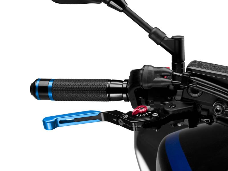 14ANR - Puig Extendable Folding V3 Brake Lever For Ducati 1098 2007-2008 - Blue Extender With Red Selector