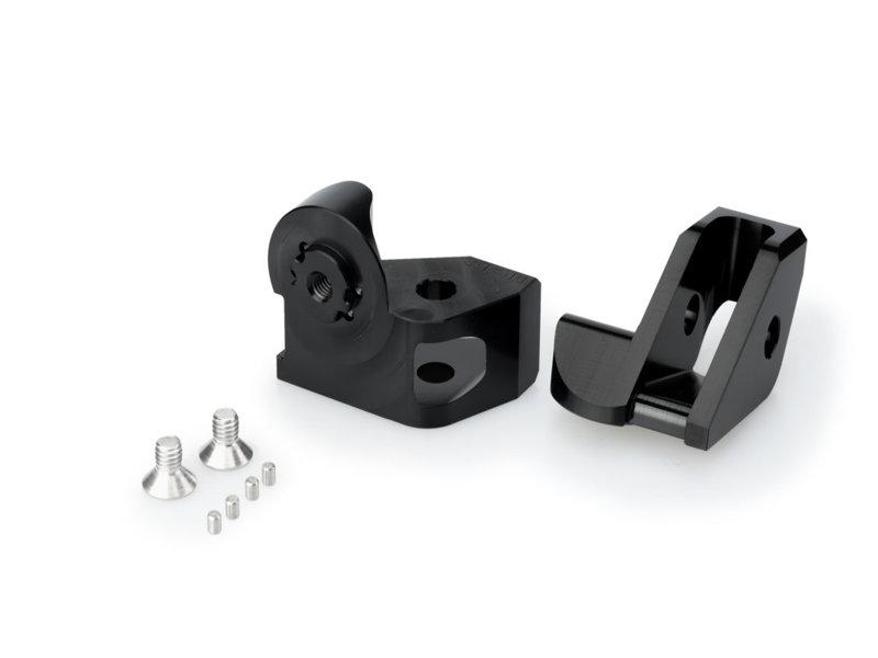 Puig Black 20322N - Adjustable Footpeg Adaptors For Bmw R1200 Gs 2000-2012
