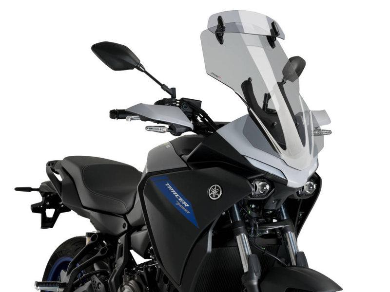 Puig Light Smoke 20435H - Touring Screen With Extender For Yamaha Tracer 7 2021-2025