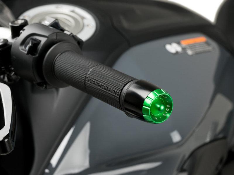20612N - Puig Thruster Bar Ends For Aprilia RS457 2024-2025 - Black