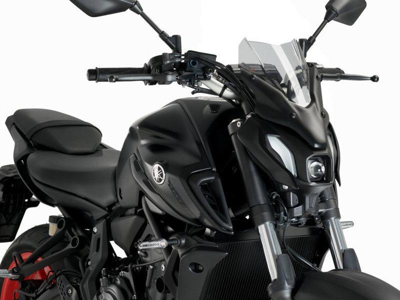 20618H - Puig New Generation Sport Screen For Yamaha MT-07 2021-2024 - Light Smoke