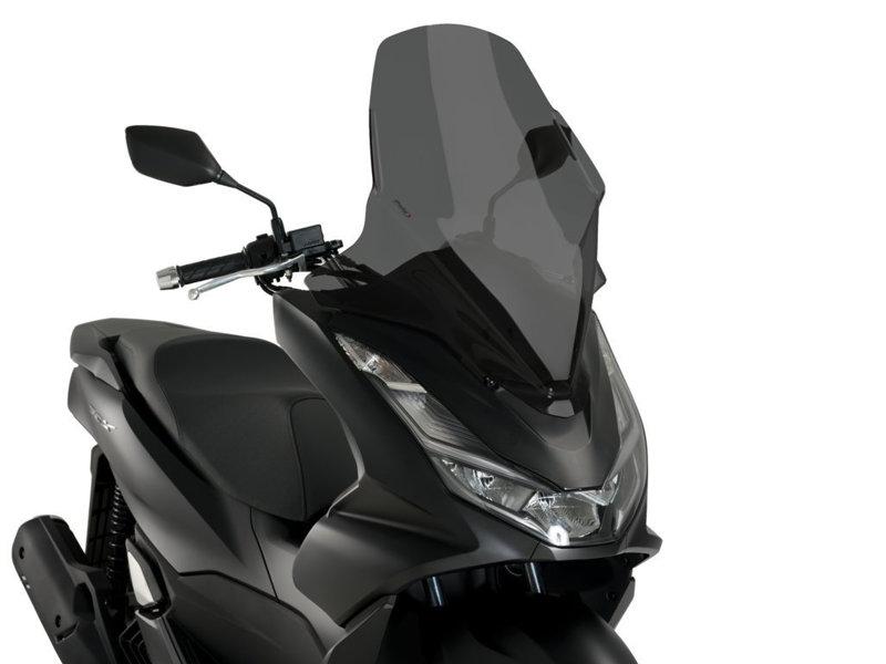Puig Dark Smoke 20637F - V-Tech Line Touring Screen For Honda Pcx 125 2021-2024