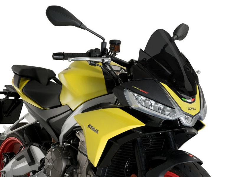 Puig Dark Smoke Z-Racing Screen Aprilia Tuono V4 1100 Factory 2021-2024 - Image 5