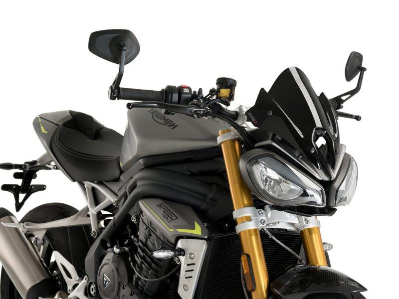 Puig Black New Generation Sport Screen Triumph Speed Triple 1200 RS 2021-2025 - Image 2