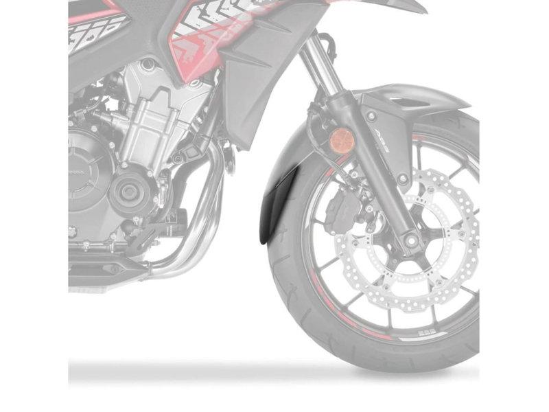 21254N - Puig Front Fender Extender For Kawasaki Z650 RS 2022-2025 - Black