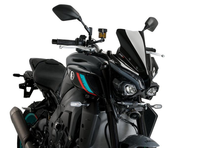 21361N - Puig New Generation Sport Screen For Yamaha MT-10 2022-2025 - Black