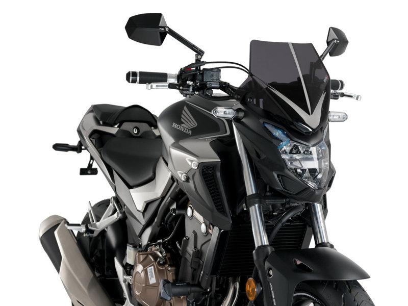 Puig Dark Smoke 21412F - New Generation Sport Screen For Honda Cb500 F 2016-2024