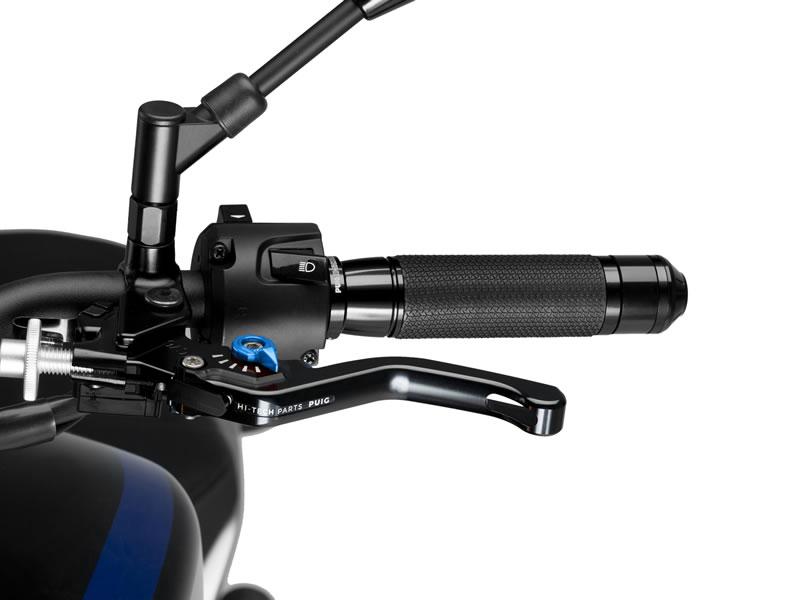 230NA - Puig Short V3 Clutch Lever For Ducati 1098 2007-2008 - Black With Blue Selector