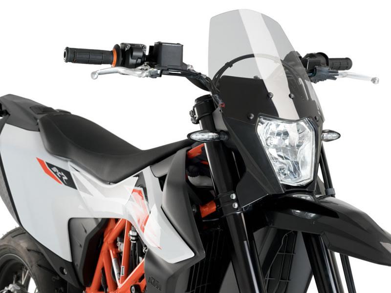 3586H - Puig New Generation Sport Screen For KTM 690 Enduro R 2019-2024 - Light Smoke