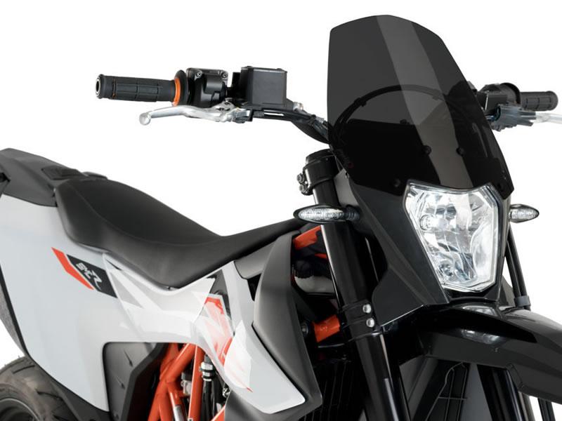 3586F - Puig New Generation Sport Screen For KTM 690 Enduro R 2019-2024 - Dark Smoke