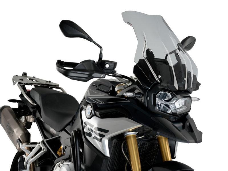 3595H - Puig Touring Plus Screen For BMW F750 GS 2018-2024 - Light Smoke