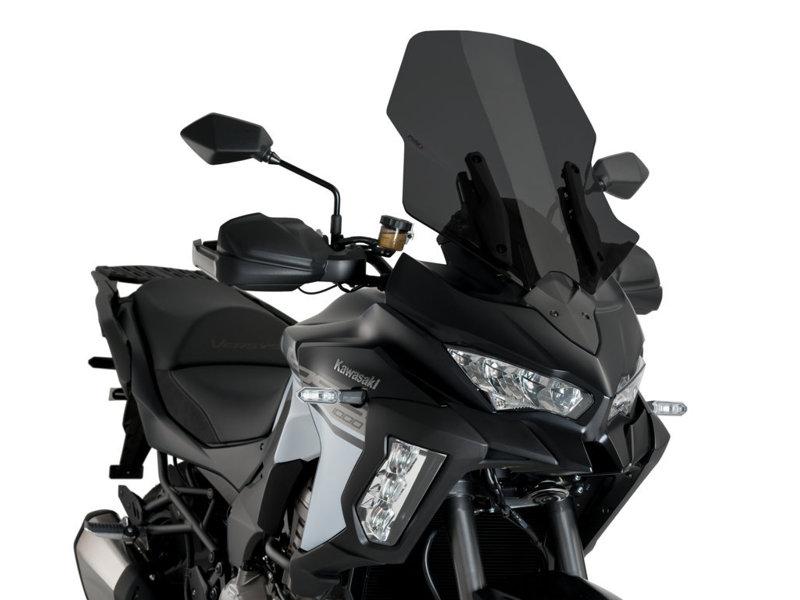 3640F - Puig Touring Screen For Kawasaki Versys 1000 S 2021-2024 - Dark Smoke