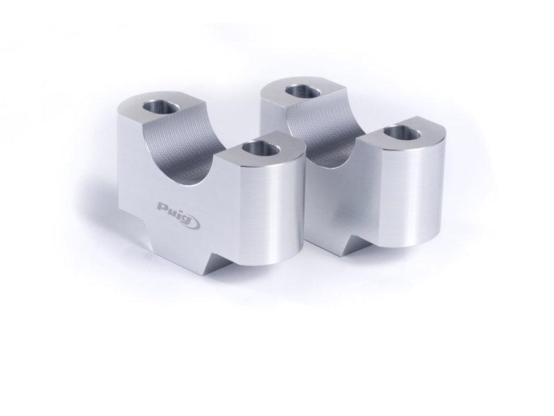 Puig Silver 3672P - 20Mm Handlebar Risers For 22Mm Bars For Honda Cb750 Hornet 2023-2025