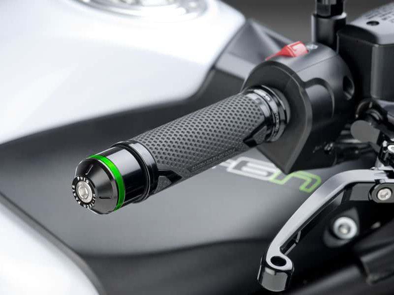 3708N - Puig Short Bar End Weights With Coloured Rim For BMW M1000RR 2023-2025 - Black