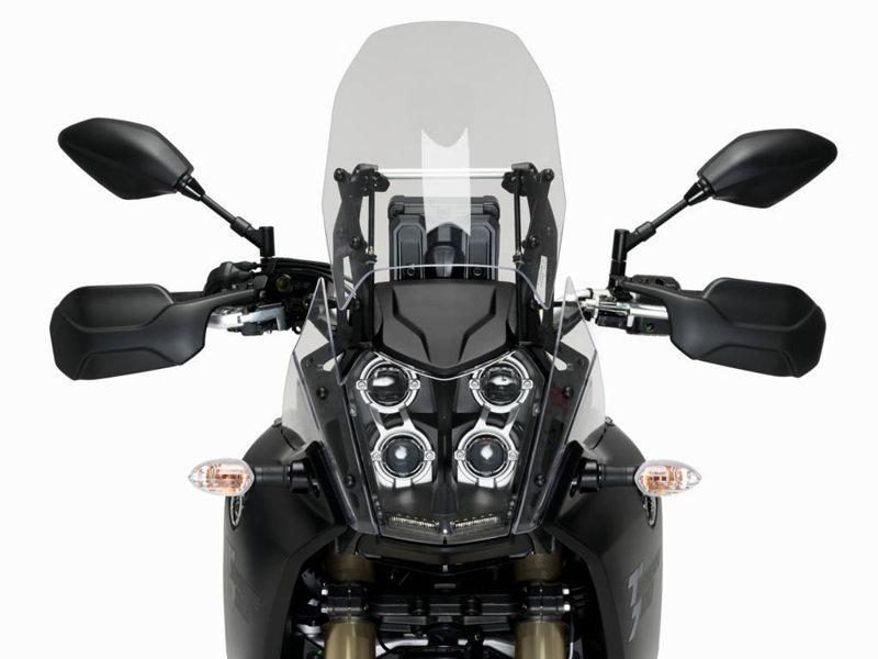 3732N - Puig Manual Screen Height Adjuster For Yamaha Tenere 700 2019-2024 - Black